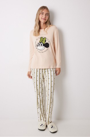 Minnie long sleeve pajamas