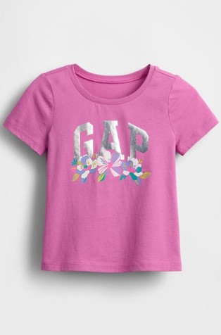 Gap logo majica s kratkimi rokavi za malčice