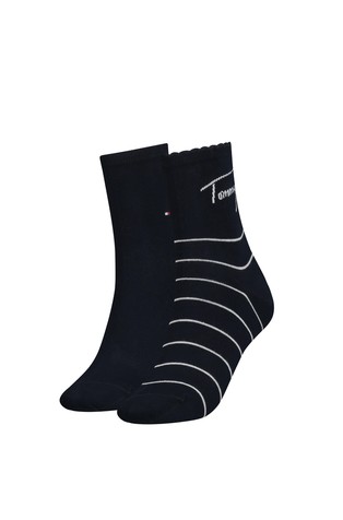 Paket 2 parov črtastih nogavic