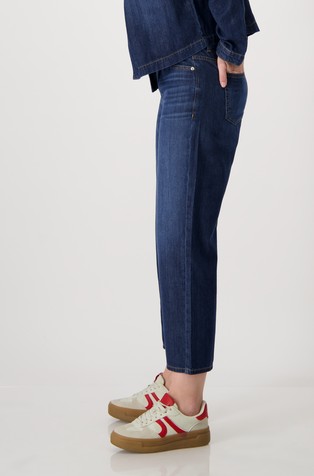 MONARI Cropped cotton-lyocell trousers Jeans 2