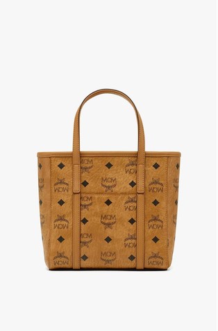 MCM Toni Mini Shopper Cognac 3