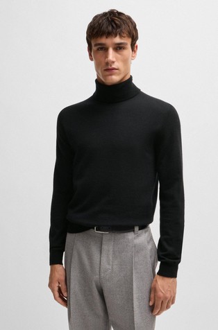 Rollneck sweater in cashmere