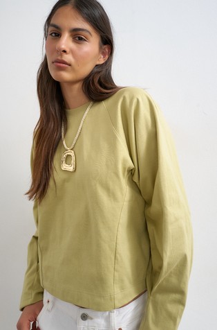 TSROSA raglan cinch cuff T-shirt