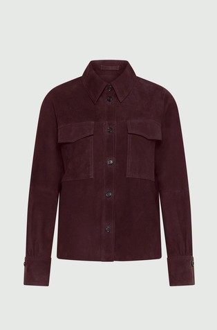 Srajčna jakna iz semiša