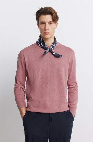 Organic cotton knit jumper