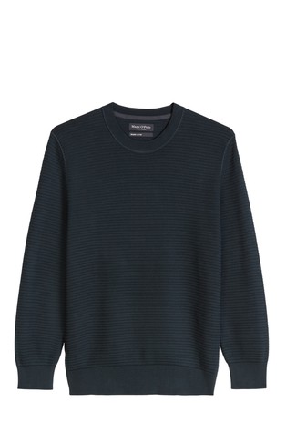 Organic cotton ribbed sweater