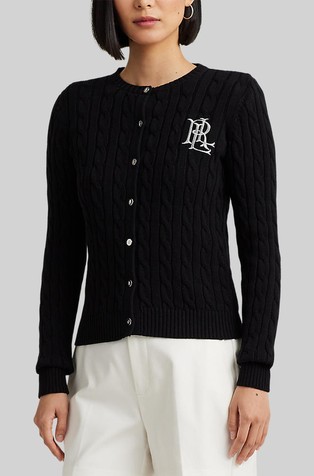 Cable-Knit Cotton Cardigan