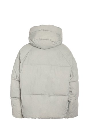 NOISY MAY NMCODDY hooded puffer jacket Ghost Gray 2