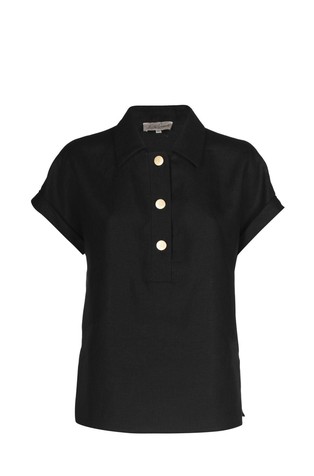 Lanena srajca s kratkimi rokavi