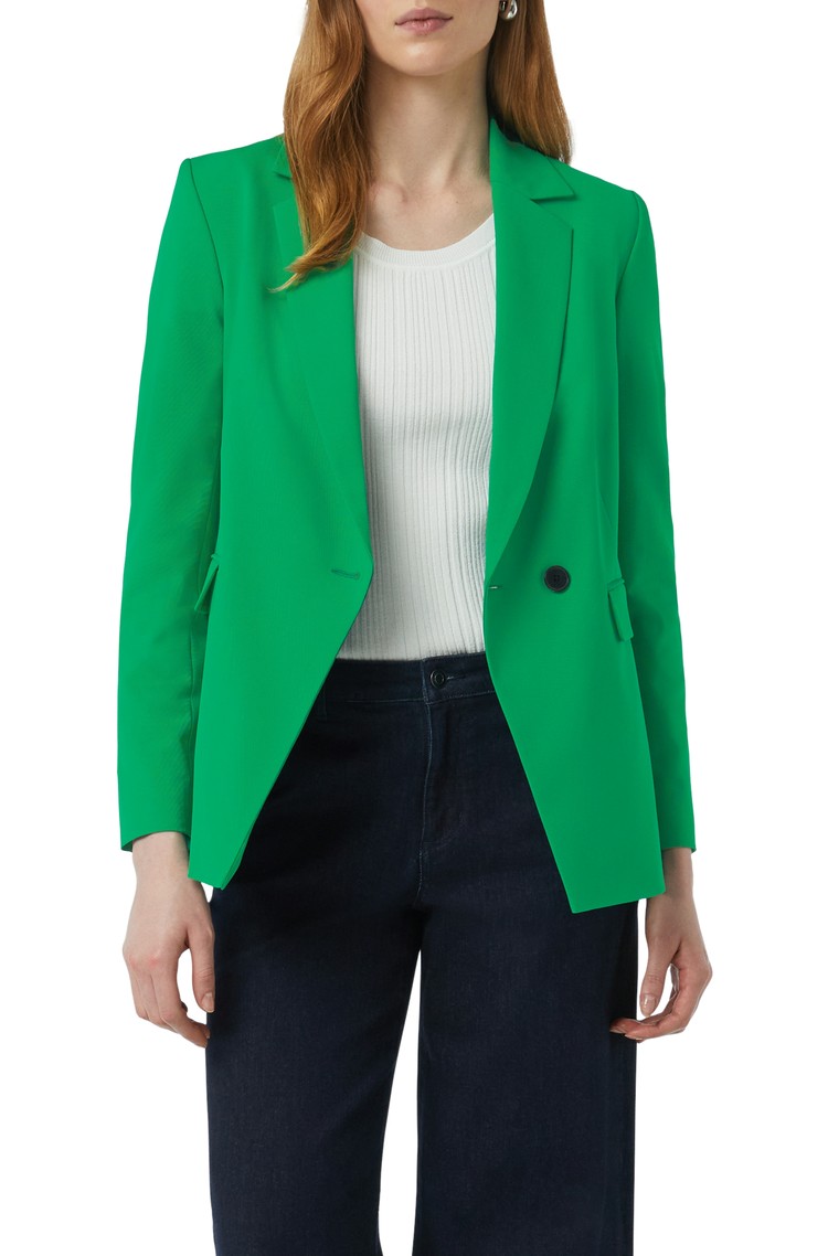 COMMA Suknjič z asimetričnim sprednjim delom Zelena - Green 