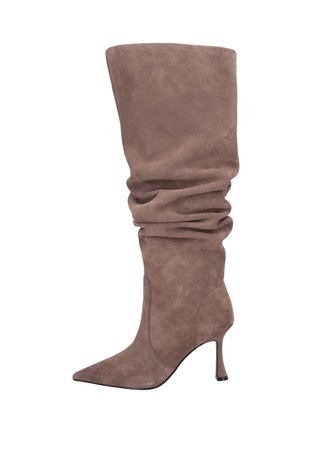 Beatrice slouchy suede boots