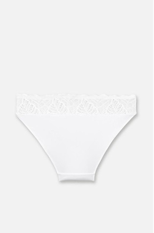 PALMERS Fine Leaves Panties White 2