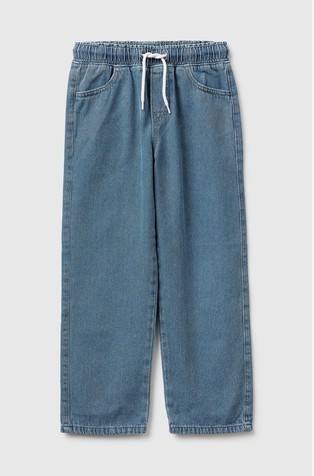 Jeans hlače z elastičnim pasom