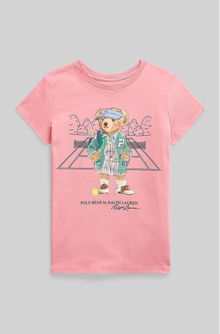 Polo Bear Cotton Jersey Tee