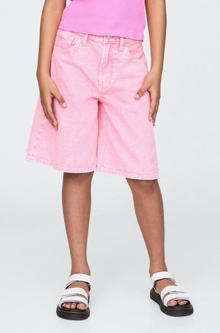 GAP Denim bermuda hlače za deklice Roza - Parisian Pink 2