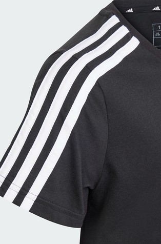 ADIDAS Essentials 3-Stripes bombažna obleka Črna - Black 5