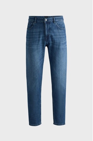 Regular-fit jeans in mechanical-stretch denim
