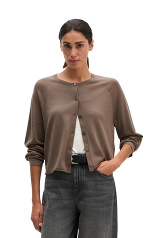 Relaxed fit pletena jopa iz merino volne