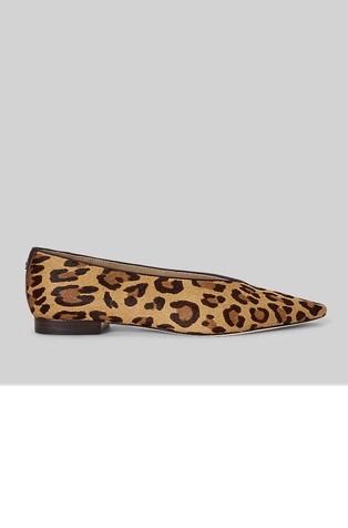 Audri balerinke iz prave dlake z leopardjim vzorcem