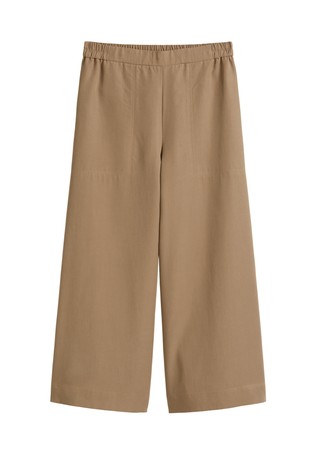 Culotte hlače iz mešanice TENCEL™ liocela in lana