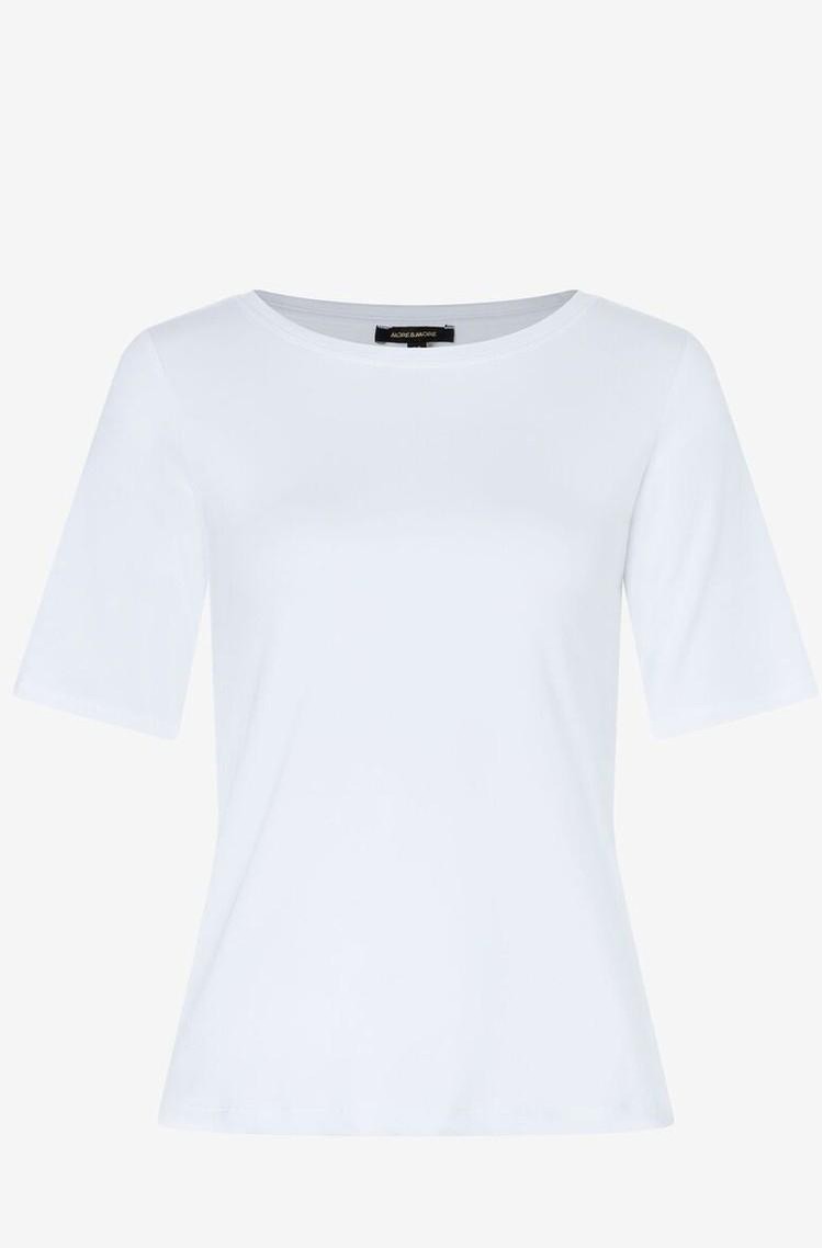 MORE &amp; MORE Stretch cotton T-shirt White 