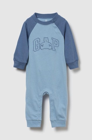 Baby Colorblock Bear Logo One-Piece