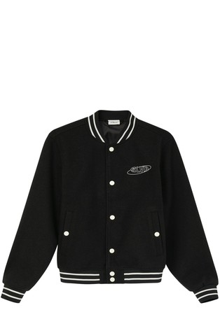 College jakna iz flisa s kontrastnimi detajli