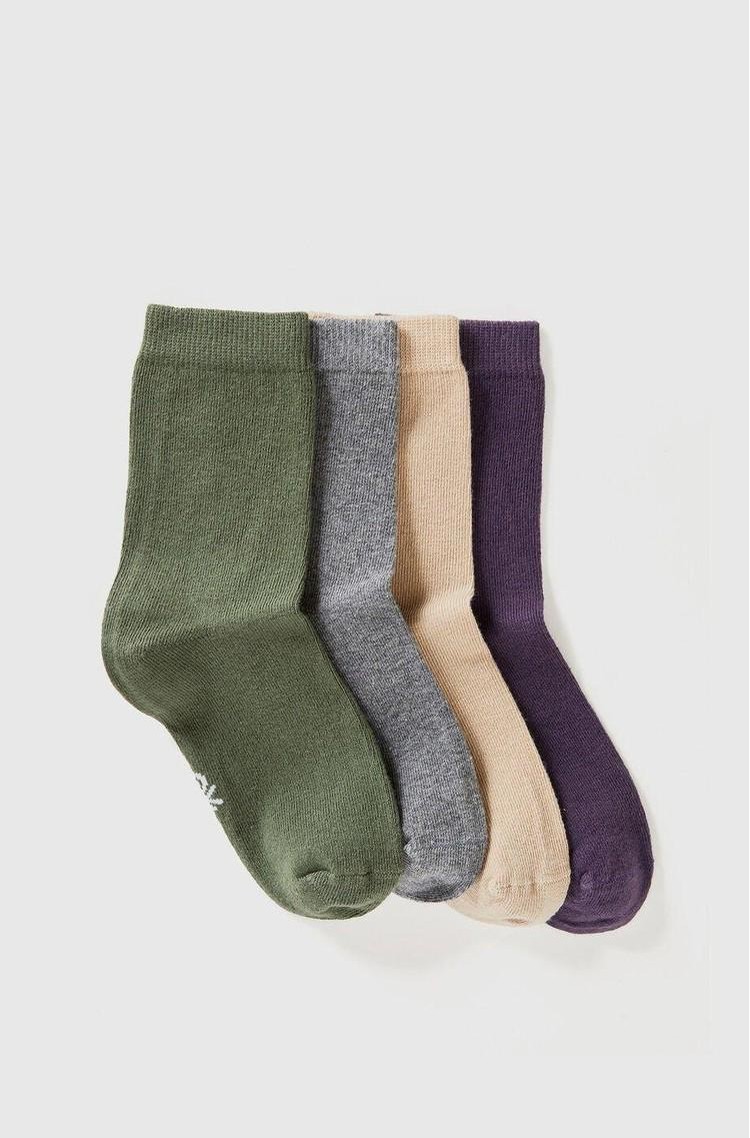 BENETTON Four pairs of socks in cotton blend Multi 6 