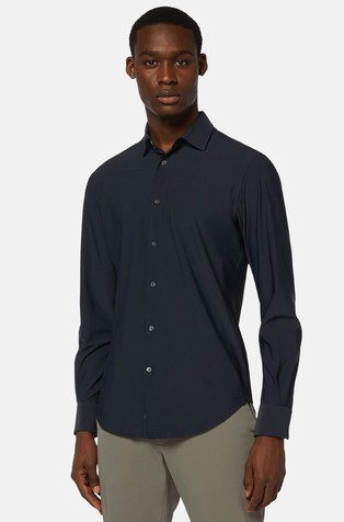 Stretch Nylon Slim Fit Shirt