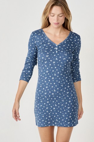 Bethany spalna srajca s cvetličnim vzorcem