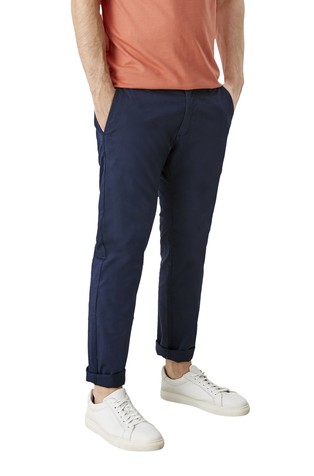 Slim fit bombažne chino hlače