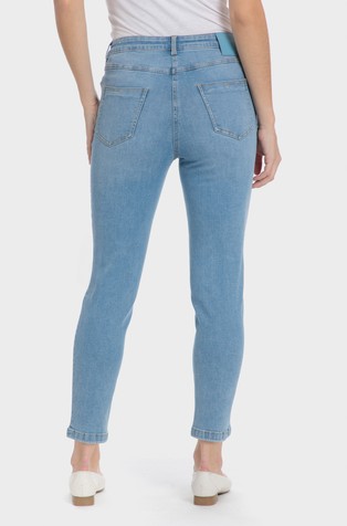 PUNT ROMA 7/8 denim hlače Modra - Blue 2