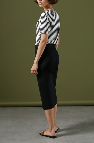 PENNYBLACK Pencil krilo iz jerseya Črna - Black 2