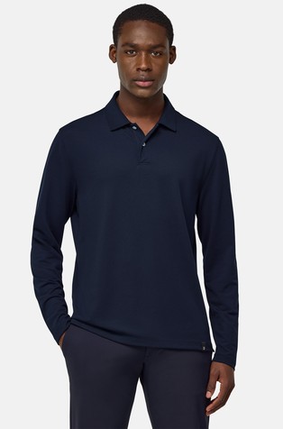 S.Cafè® High-Performance Piqué Polo Shirt