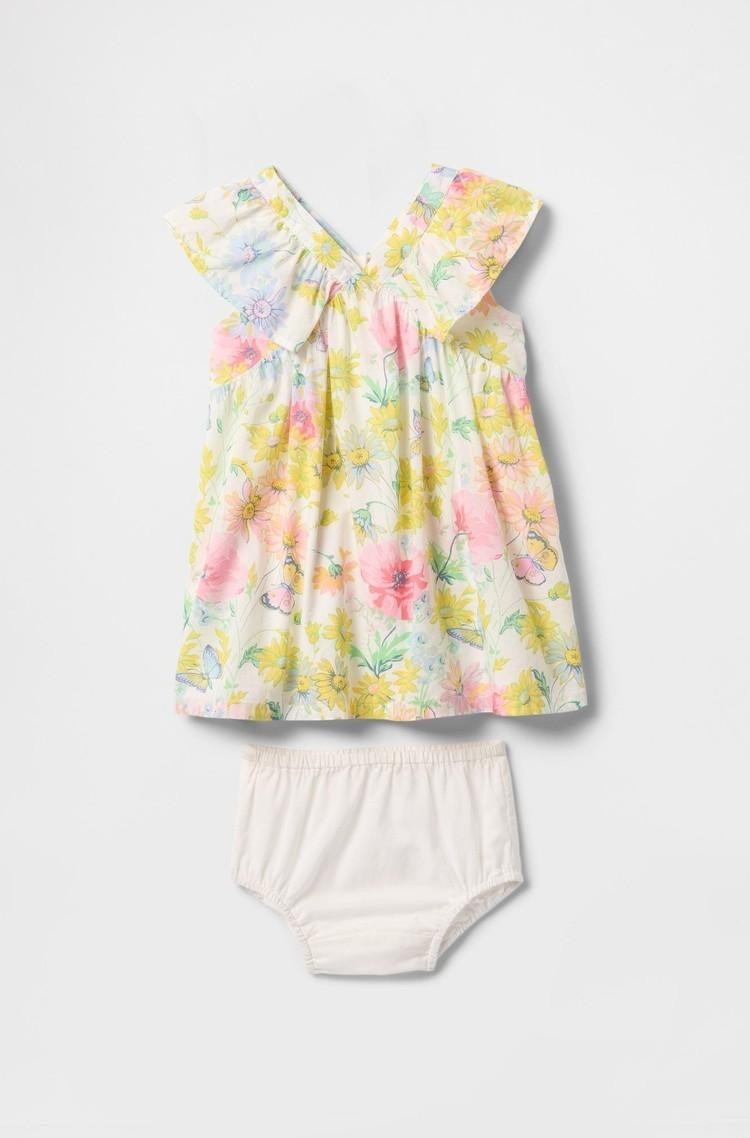 GAP Baby &amp; Toddler Floral Ruffle Dress Sp Multi Floral Sp25 