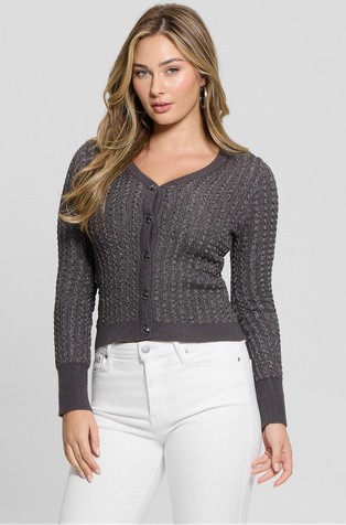 V-Neck Cardigan Sweater