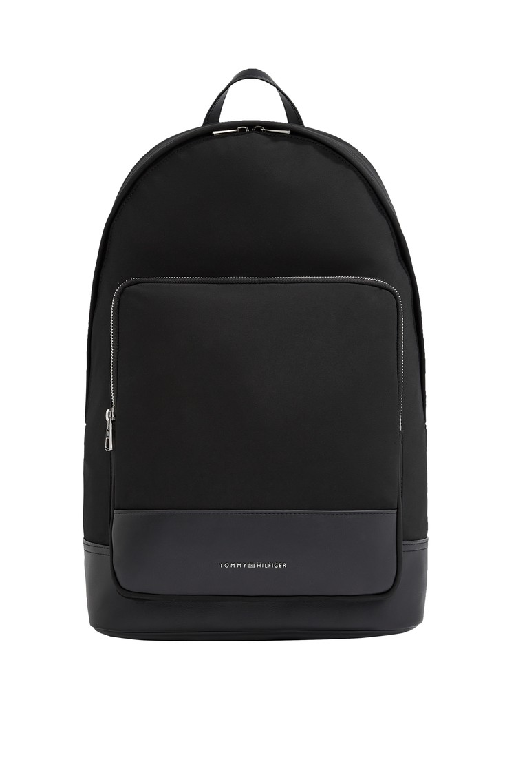 TOMMY HILFIGER TH Business nahrbtnik s kovinskim logotipom Črna - Black 