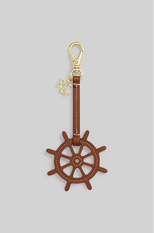 Leather Wheel Charm