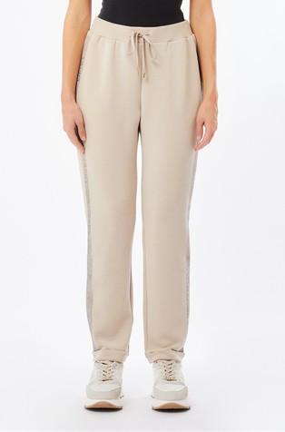 Trenirka iz scuba tkanine z logo trakom