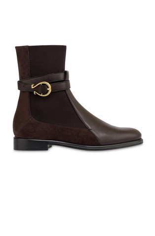 Empire Ankle Boot In Leather