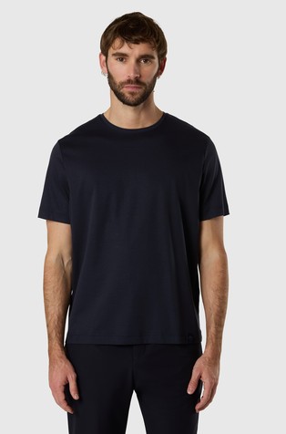 T-shirt in fine silk blend