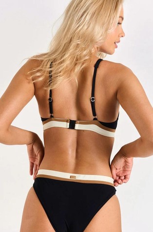 BANANA MOON Dino Montecito triangle bikini top Black 2