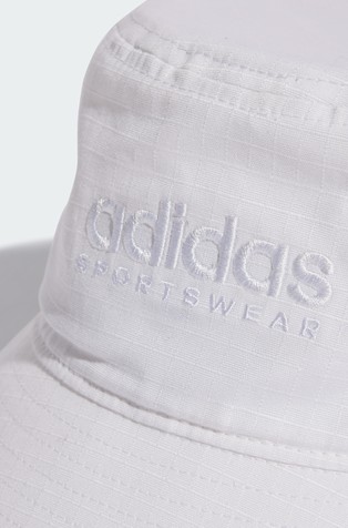 ADIDAS Klobuček iz bombažnega platna Bela - White 4