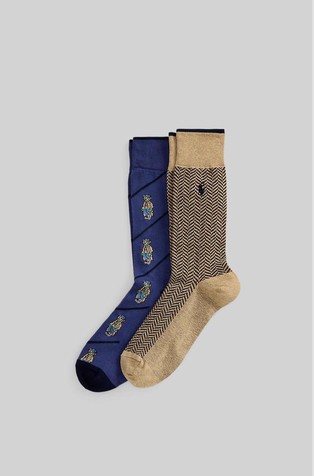 Polo Bear Trouser Sock 2-Pack