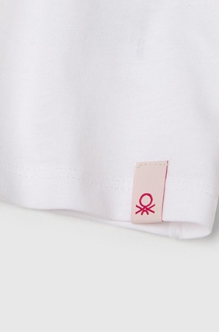BENETTON Lilo &amp; Stitch ©Disney majica brez rokavov Bela - White 3