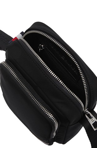TOMMY HILFIGER TH Business torba za čez ramo s kovinskim logotipom Črna - Black 3