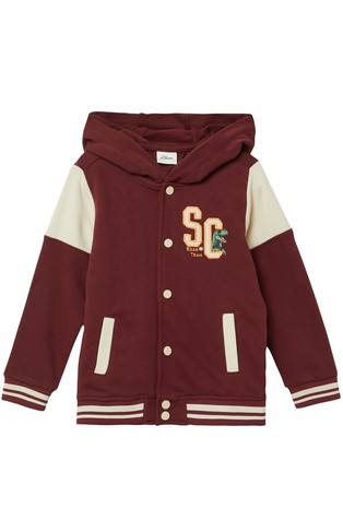 College jopa s kapuco in barvnimi bloki