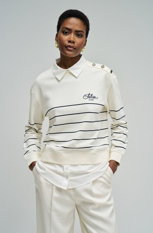 Combined jumper with buttons