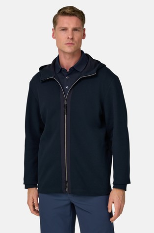 Jopa s kapuco iz lahke scuba bombažne mešanice