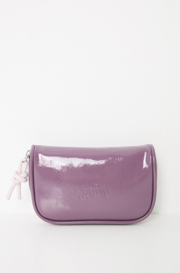 WOMEN'SECRET Small vanity case in patent faux-leather Pink / Purple 
